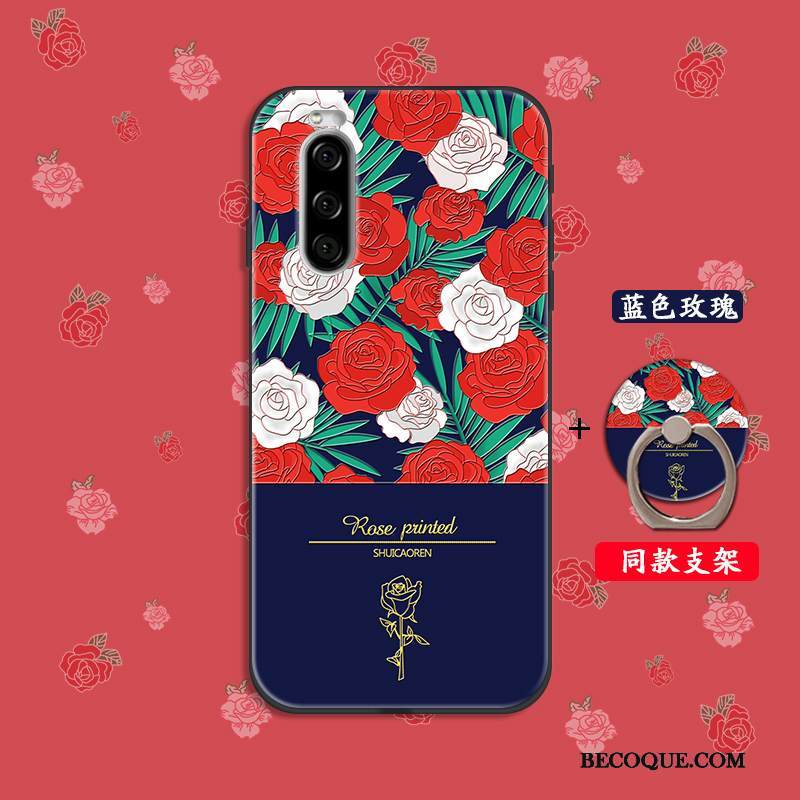 Kuori Sony Xperia 5 Silikoni Pinkki Punainen, Kotelo Sony Xperia 5 Suojaus Murtumaton Puhelimen Kuoret