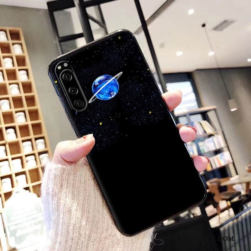Kuori Sony Xperia 5 Silikoni Yksinkertainen Planeetta, Kotelo Sony Xperia 5 Luova Persoonallisuus Puhelimen Kuoret