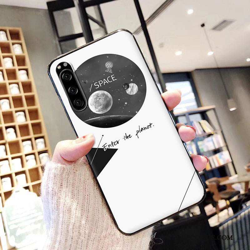 Kuori Sony Xperia 5 Silikoni Yksinkertainen Planeetta, Kotelo Sony Xperia 5 Luova Persoonallisuus Puhelimen Kuoret