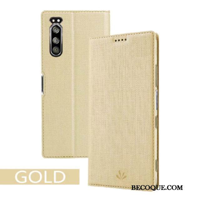 Kuori Sony Xperia 5 Tuki Murtumaton Kortti, Kotelo Sony Xperia 5 Nahka Kukkakuvio Puhelimen Kuoret