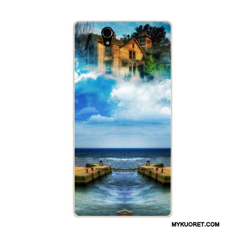 Kuori Sony Xperia C4 Maalaus Murtumaton Jauhe, Kotelo Sony Xperia C4 Silikoni Puhelimen Kuoret