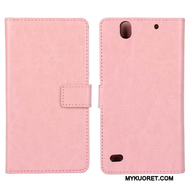 Kuori Sony Xperia C4 Nahka Puhelimen Kuoret Sininen, Kotelo Sony Xperia C4 Suojaus Musta