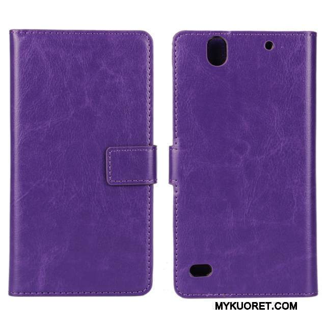 Kuori Sony Xperia C4 Nahka Puhelimen Kuoret Sininen, Kotelo Sony Xperia C4 Suojaus Musta