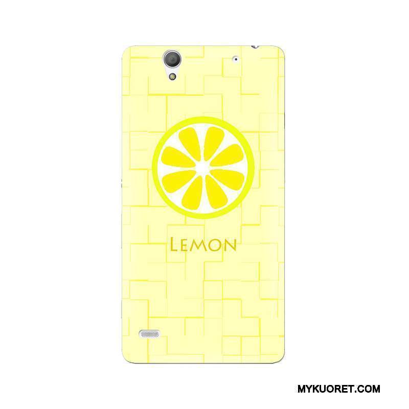 Kuori Sony Xperia C4 Pehmeä Neste Muokata Ohut, Kotelo Sony Xperia C4 Silikoni Keltainen Ultra