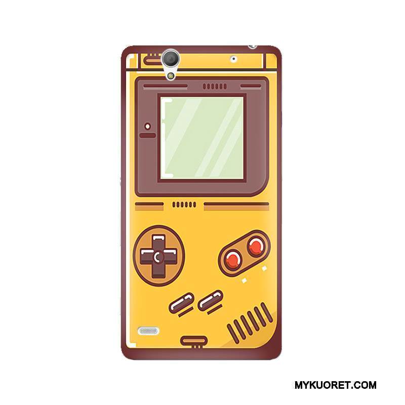 Kuori Sony Xperia C4 Pehmeä Neste Muokata Ohut, Kotelo Sony Xperia C4 Silikoni Keltainen Ultra