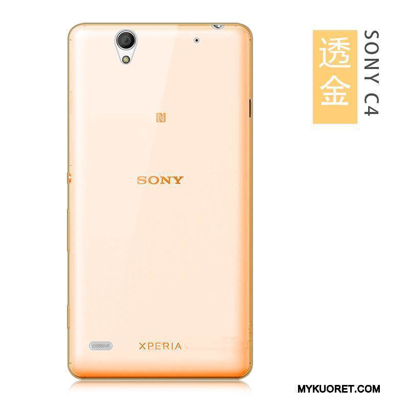 Kuori Sony Xperia C4 Pehmeä Neste Ultra Puhelimen Kuoret, Kotelo Sony Xperia C4 Silikoni Läpinäkyvä L