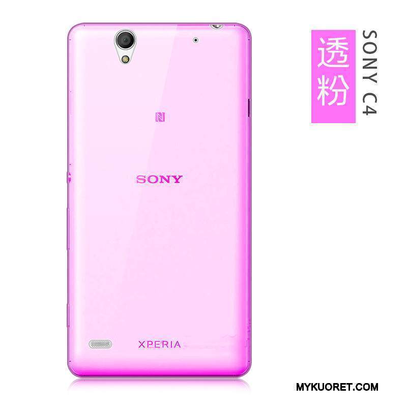 Kuori Sony Xperia C4 Pehmeä Neste Ultra Puhelimen Kuoret, Kotelo Sony Xperia C4 Silikoni Läpinäkyvä L