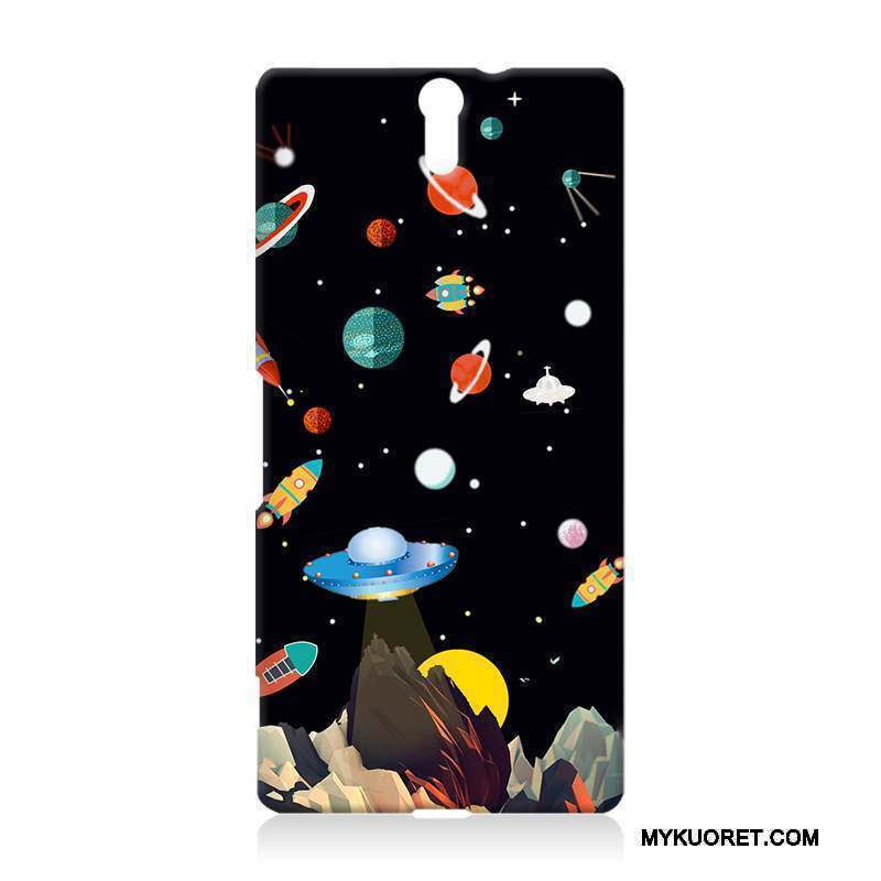 Kuori Sony Xperia C5 Ultra Dual Kohokuviointi Kova Murtumaton, Kotelo Sony Xperia C5 Ultra Dual Sarjakuva Suuntaus Puhelimen Kuoret