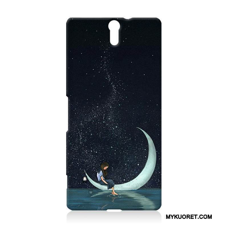 Kuori Sony Xperia C5 Ultra Dual Kohokuviointi Kova Murtumaton, Kotelo Sony Xperia C5 Ultra Dual Sarjakuva Suuntaus Puhelimen Kuoret