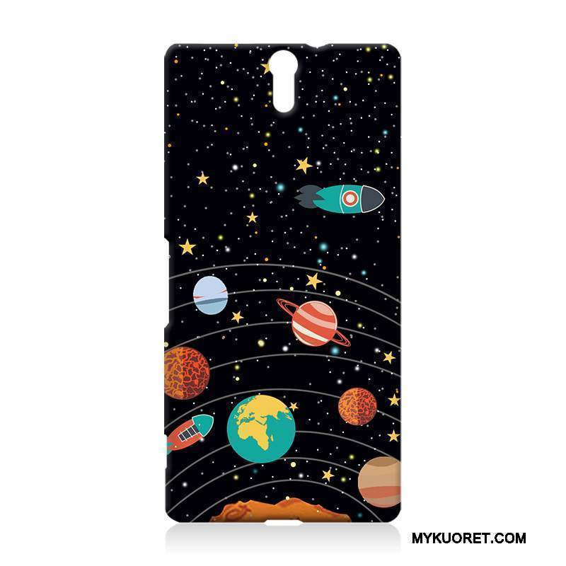 Kuori Sony Xperia C5 Ultra Dual Kohokuviointi Kova Murtumaton, Kotelo Sony Xperia C5 Ultra Dual Sarjakuva Suuntaus Puhelimen Kuoret