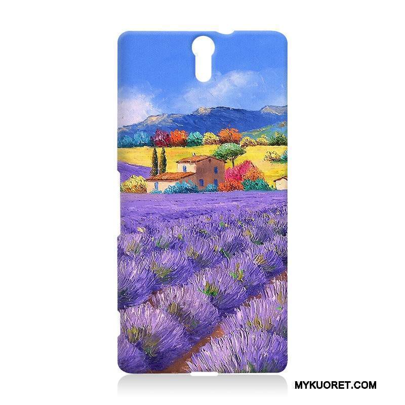 Kuori Sony Xperia C5 Ultra Dual Kohokuviointi Kova Sininen, Kotelo Sony Xperia C5 Ultra Dual Sarjakuva Murtumaton Puhelimen Kuoret