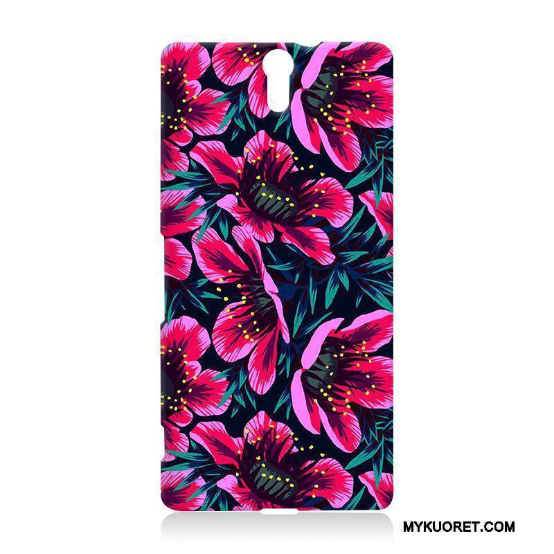 Kuori Sony Xperia C5 Ultra Dual Kohokuviointi Kova Sininen, Kotelo Sony Xperia C5 Ultra Dual Sarjakuva Murtumaton Puhelimen Kuoret