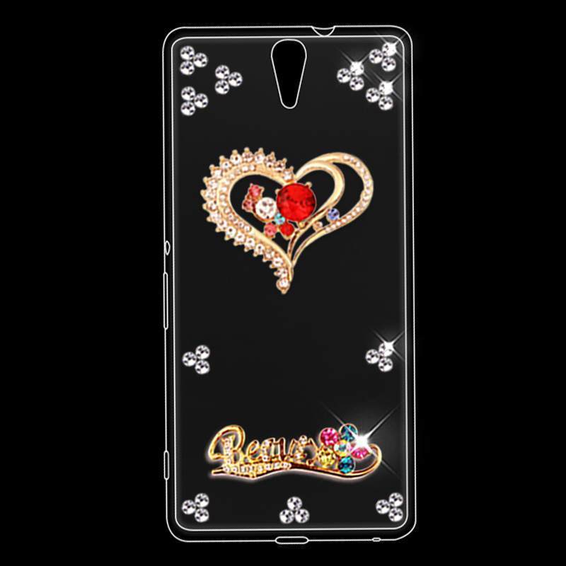 Kuori Sony Xperia C5 Ultra Dual Silikoni Trendi Läpinäkyvä, Kotelo Sony Xperia C5 Ultra Dual Pehmeä Neste Kulta Puhelimen Kuoret