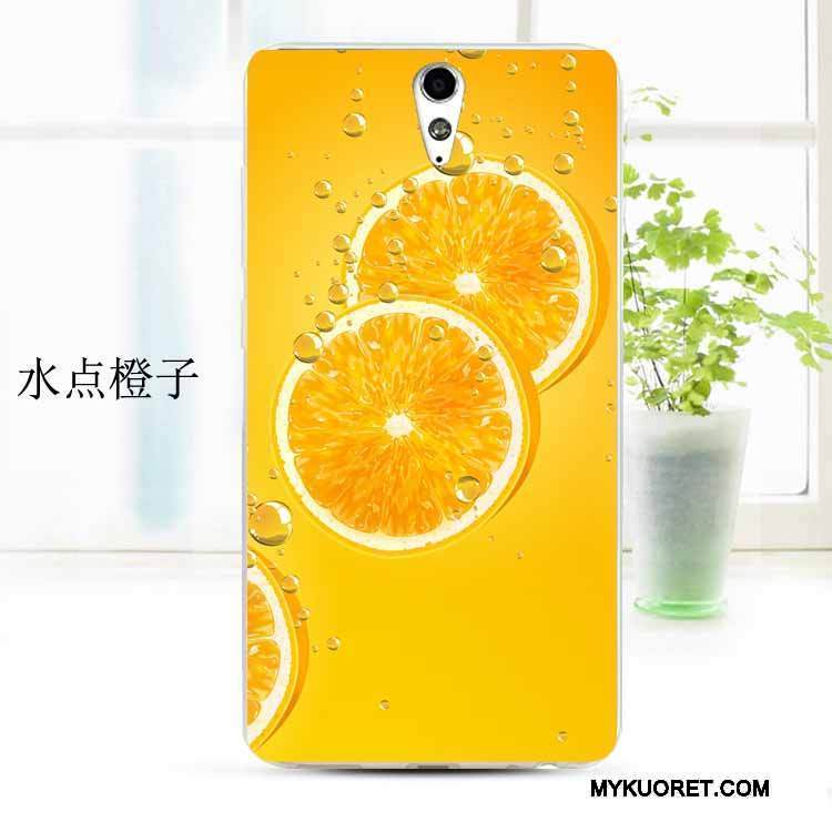 Kuori Sony Xperia C5 Ultra Dual Suojaus Keltainen Puhelimen Kuoret, Kotelo Sony Xperia C5 Ultra Dual Pehmeä Neste