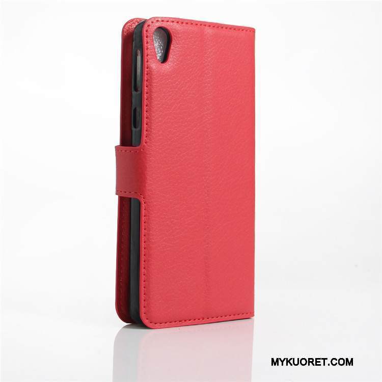 Kuori Sony Xperia E5 Nahka Violetti Vaalean, Kotelo Sony Xperia E5 Kuoret Puhelimen Kuoret