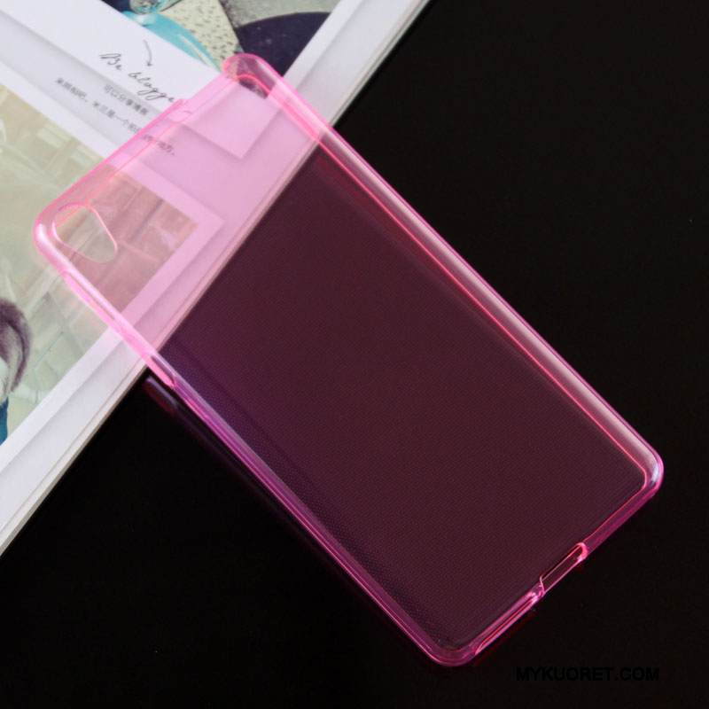 Kuori Sony Xperia E5 Pehmeä Neste Läpinäkyvä Puhelimen Kuoret, Kotelo Sony Xperia E5 Suojaus Liukumaton Sininen