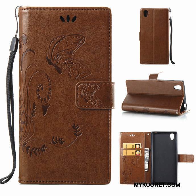 Kuori Sony Xperia L1 Kuoret Puhelimen Kuoret Ripustettavat Koristeet, Kotelo Sony Xperia L1 Pehmeä Neste Punainen