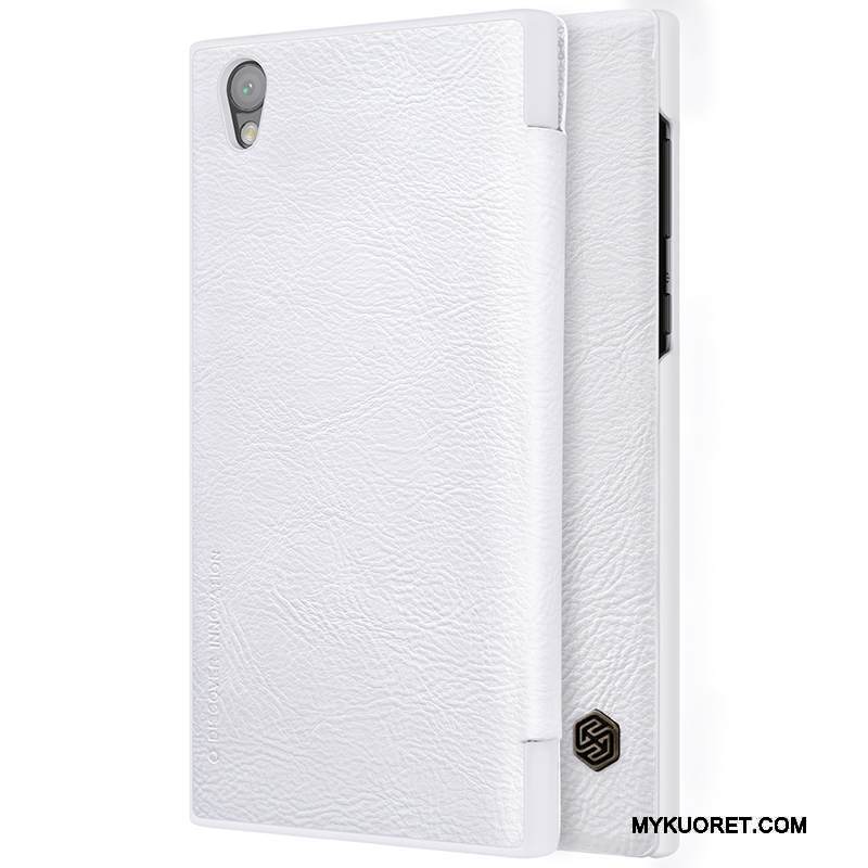 Kuori Sony Xperia L1 Nahka Kulta Puhelimen Kuoret, Kotelo Sony Xperia L1 Suojaus