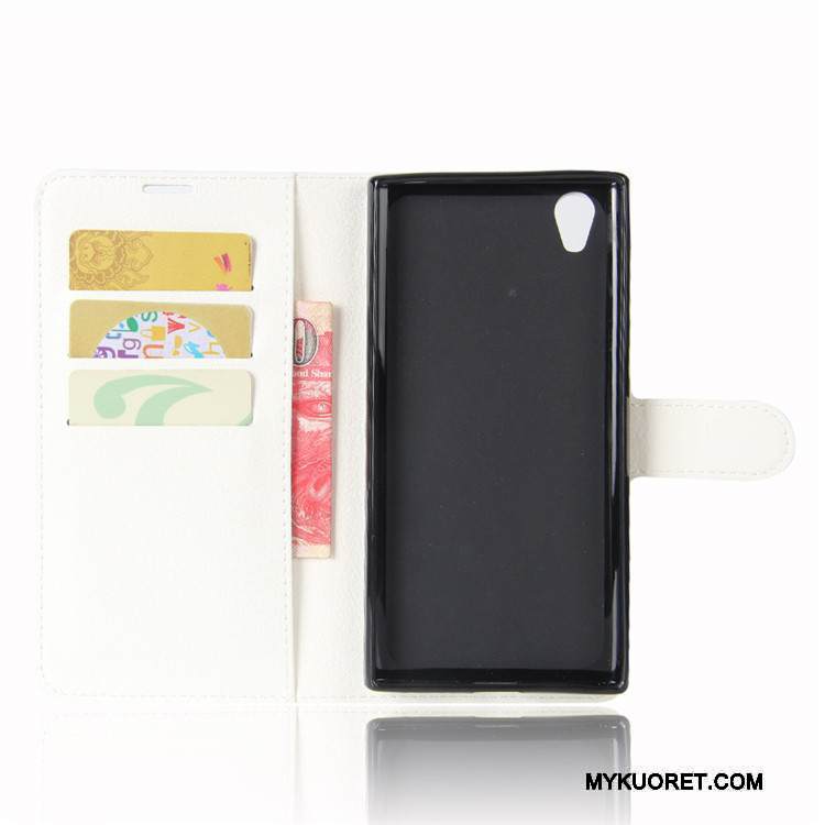 Kuori Sony Xperia L1 Nahka Vihreä Murtumaton, Kotelo Sony Xperia L1 Kuoret