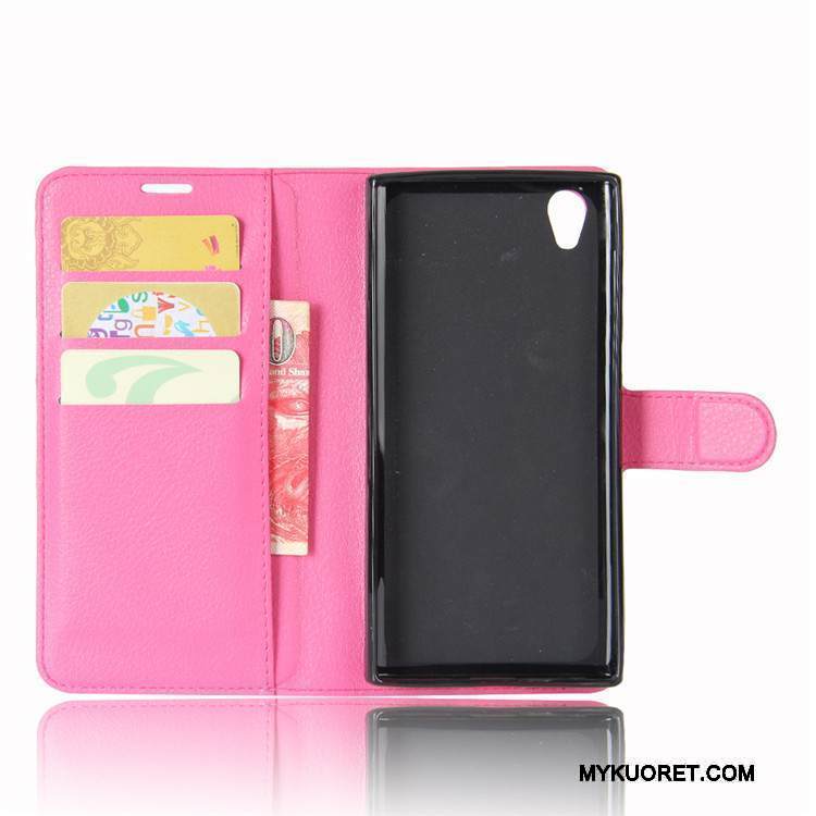 Kuori Sony Xperia L1 Nahka Vihreä Murtumaton, Kotelo Sony Xperia L1 Kuoret