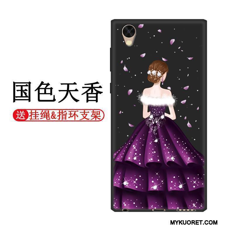 Kuori Sony Xperia L1 Silikoni Ihana Puhelimen Kuoret, Kotelo Sony Xperia L1 Laukut Murtumaton Punainen