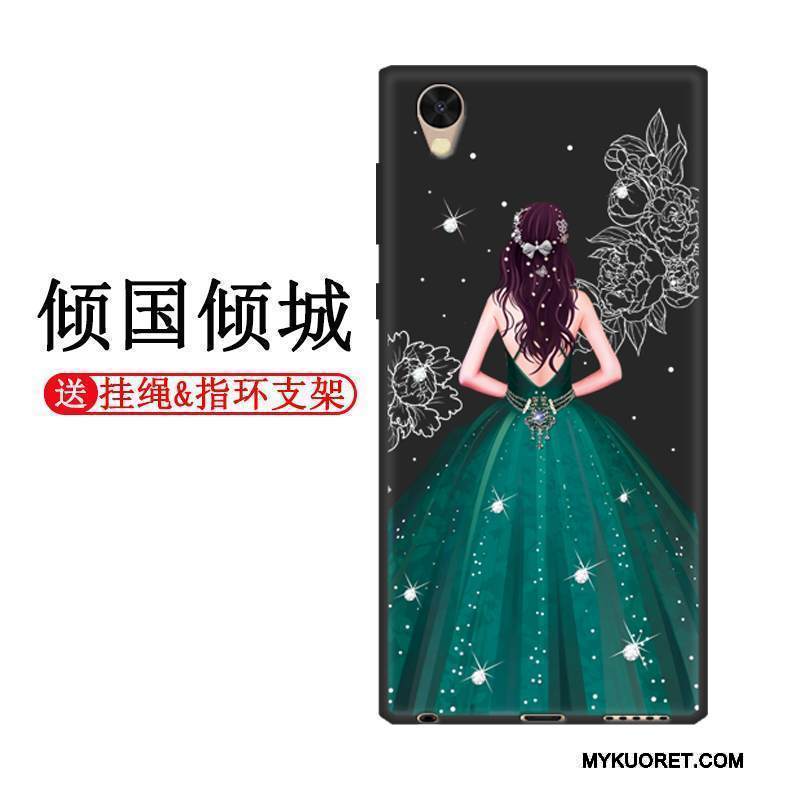 Kuori Sony Xperia L1 Silikoni Ihana Puhelimen Kuoret, Kotelo Sony Xperia L1 Laukut Murtumaton Punainen