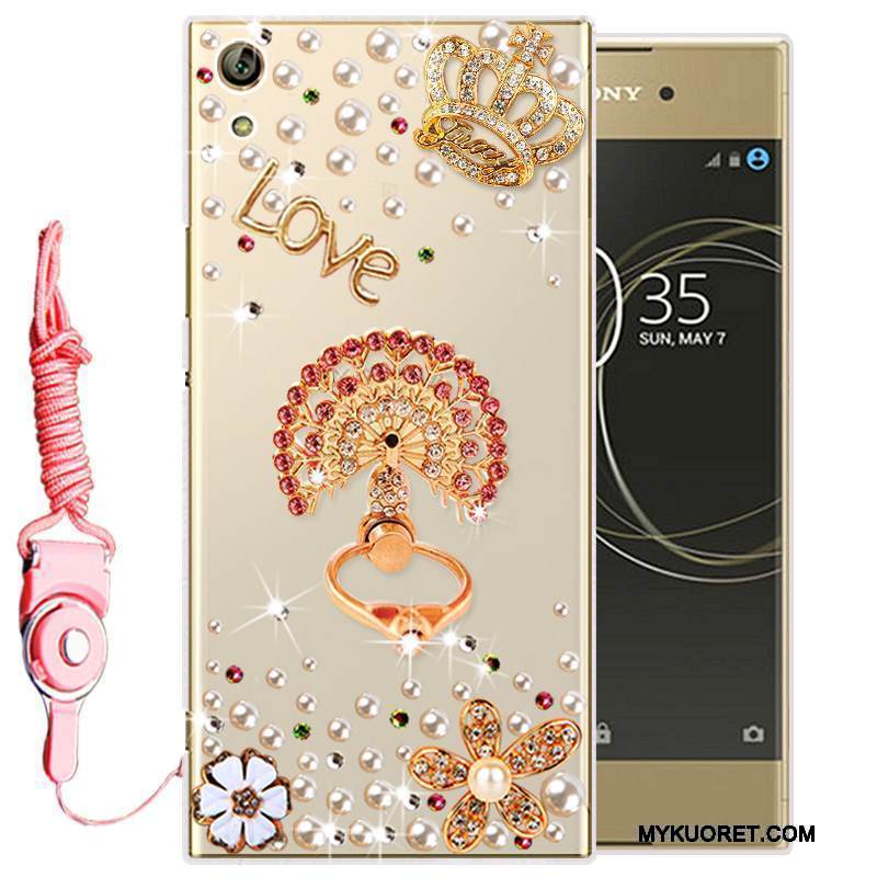 Kuori Sony Xperia L1 Strassi Kulta Puhelimen Kuoret, Kotelo Sony Xperia L1 Suojaus