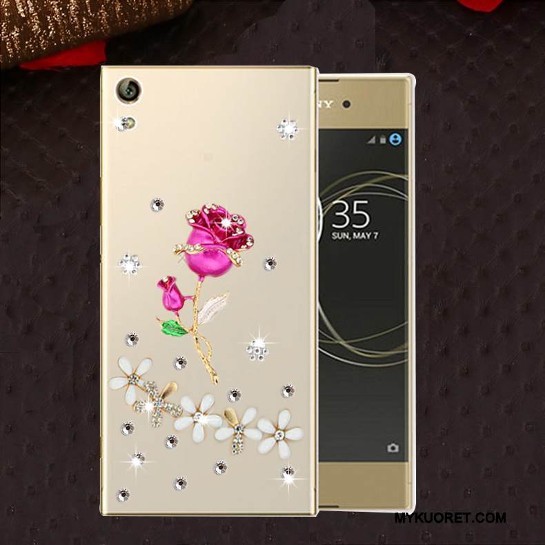 Kuori Sony Xperia L1 Suojaus Jauhe Murtumaton, Kotelo Sony Xperia L1 Strassi Puhelimen Kuoret