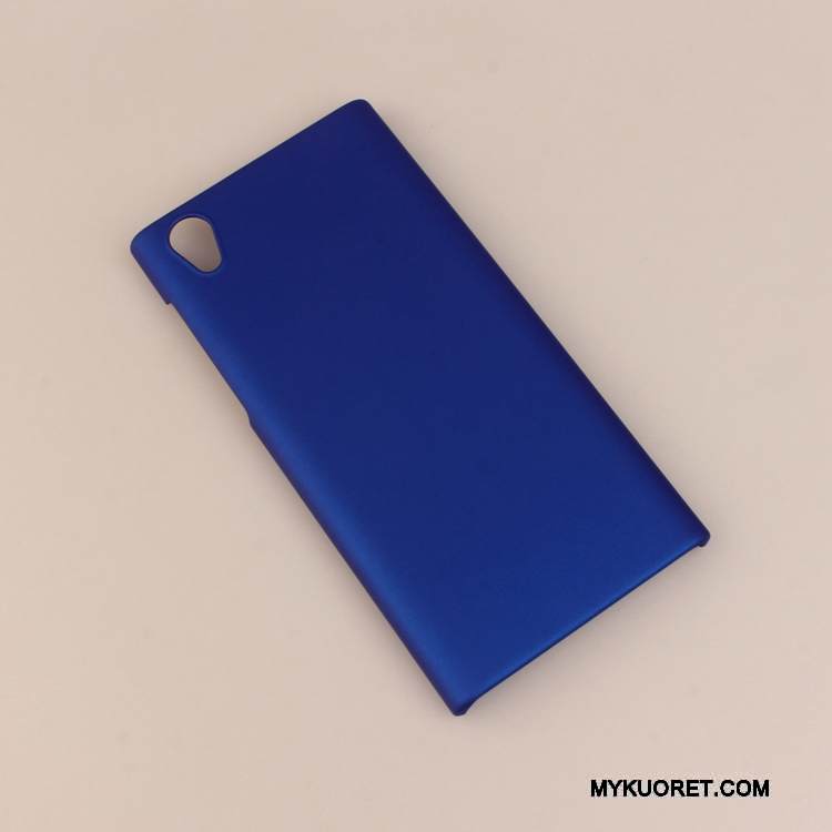 Kuori Sony Xperia L1 Suojaus Sininen Kova, Kotelo Sony Xperia L1 Puhelimen Kuoret Pesty Suede