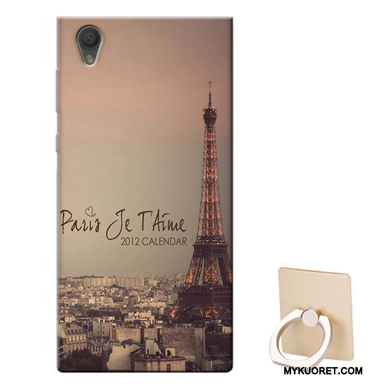 Kuori Sony Xperia L1 Tuki Murtumaton Valkoinen, Kotelo Sony Xperia L1 Pehmeä Neste Puhelimen Kuoret Muokata