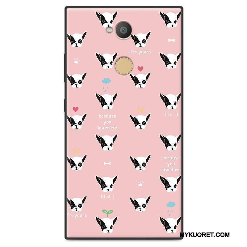 Kuori Sony Xperia L2 Laukut Murtumaton Pesty Suede, Kotelo Sony Xperia L2 Suojaus Vihreä Puhelimen Kuoret