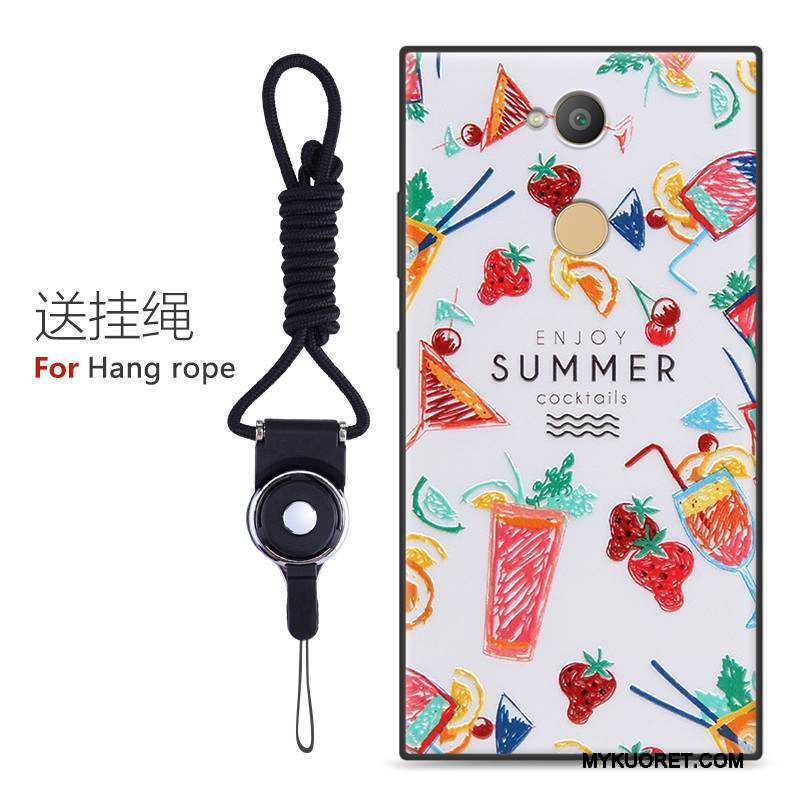 Kuori Sony Xperia L2 Laukut Pesty Suede Murtumaton, Kotelo Sony Xperia L2 Monivärinen Puhelimen Kuoret