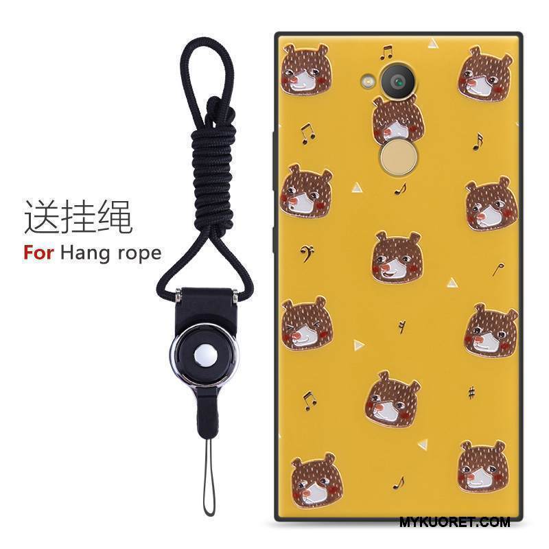 Kuori Sony Xperia L2 Laukut Pesty Suede Murtumaton, Kotelo Sony Xperia L2 Monivärinen Puhelimen Kuoret