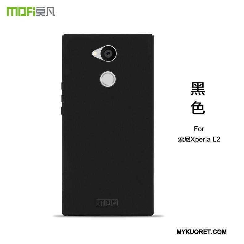 Kuori Sony Xperia L2 Laukut Puhelimen Kuoret Pesty Suede, Kotelo Sony Xperia L2 Suojaus Hoikka Kulta