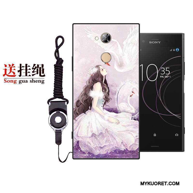 Kuori Sony Xperia L2 Sarjakuva Vaaleansininen Trendi, Kotelo Sony Xperia L2 Laukut Puhelimen Kuoret Murtumaton