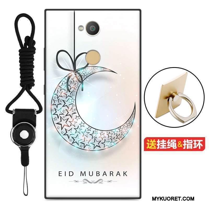 Kuori Sony Xperia L2 Silikoni Keltainen Murtumaton, Kotelo Sony Xperia L2 Suojaus Pesty Suede Persoonallisuus