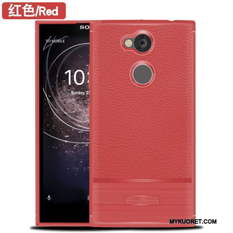 Kuori Sony Xperia L2 Suojaus Puhelimen Kuoret Murtumaton, Kotelo Sony Xperia L2 Silikoni Harmaa