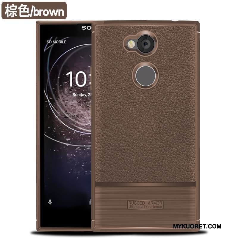 Kuori Sony Xperia L2 Suojaus Puhelimen Kuoret Murtumaton, Kotelo Sony Xperia L2 Silikoni Harmaa