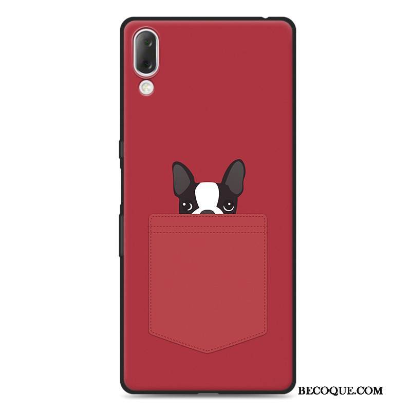 Kuori Sony Xperia L3 Laukut Naarmu Harmaa, Kotelo Sony Xperia L3 Suojaus Puhelimen Kuoret Pesty Suede