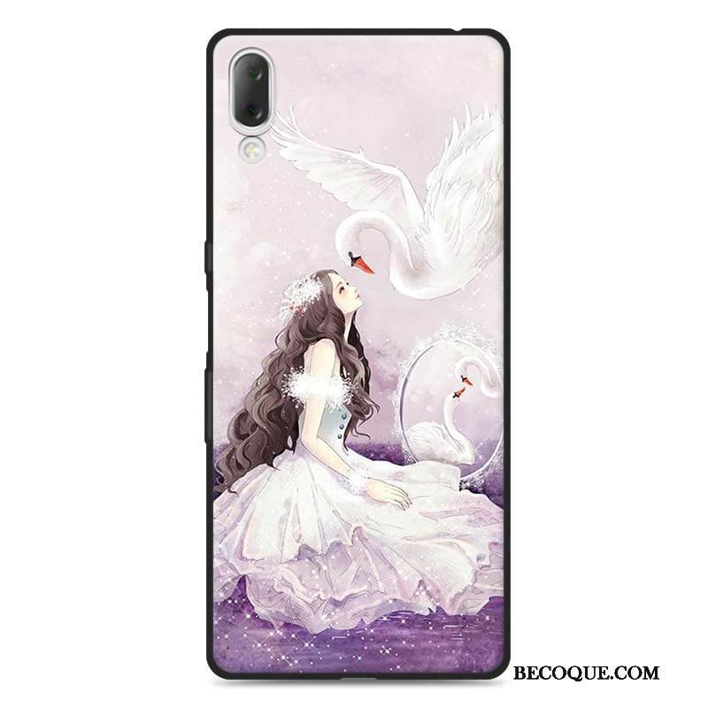 Kuori Sony Xperia L3 Laukut Naarmu Harmaa, Kotelo Sony Xperia L3 Suojaus Puhelimen Kuoret Pesty Suede