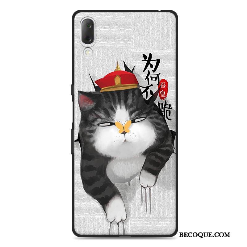 Kuori Sony Xperia L3 Laukut Naarmu Harmaa, Kotelo Sony Xperia L3 Suojaus Puhelimen Kuoret Pesty Suede