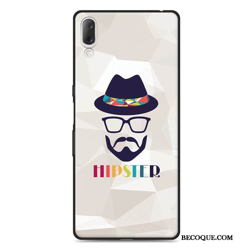 Kuori Sony Xperia L3 Laukut Naarmu Harmaa, Kotelo Sony Xperia L3 Suojaus Puhelimen Kuoret Pesty Suede