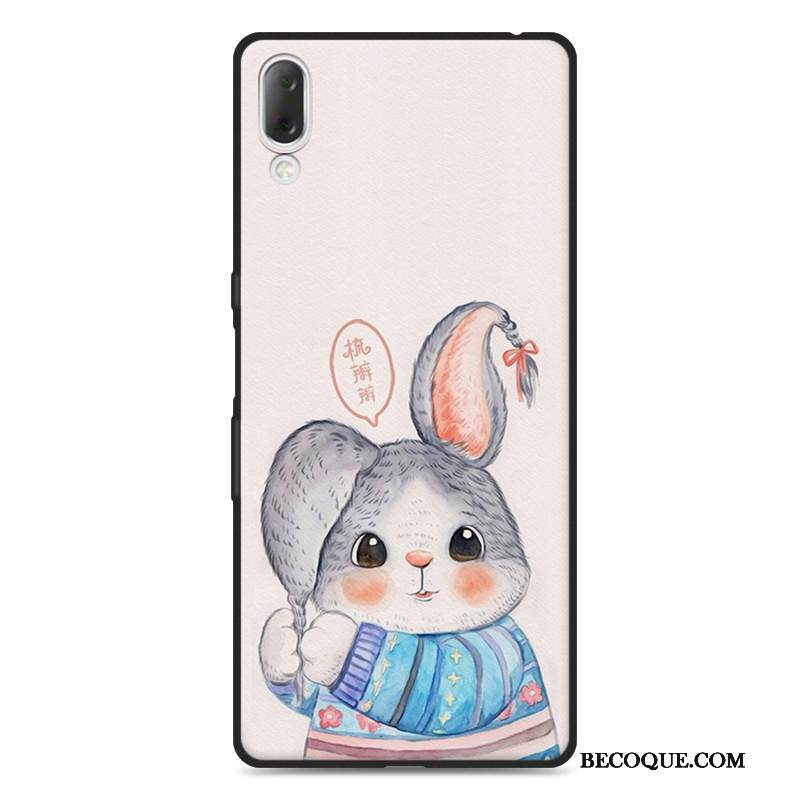 Kuori Sony Xperia L3 Laukut Naarmu Harmaa, Kotelo Sony Xperia L3 Suojaus Puhelimen Kuoret Pesty Suede