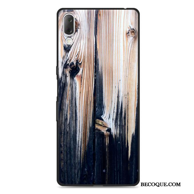 Kuori Sony Xperia L3 Laukut Pesty Suede Liiketoiminta, Kotelo Sony Xperia L3 Luova Harmaa Persoonallisuus