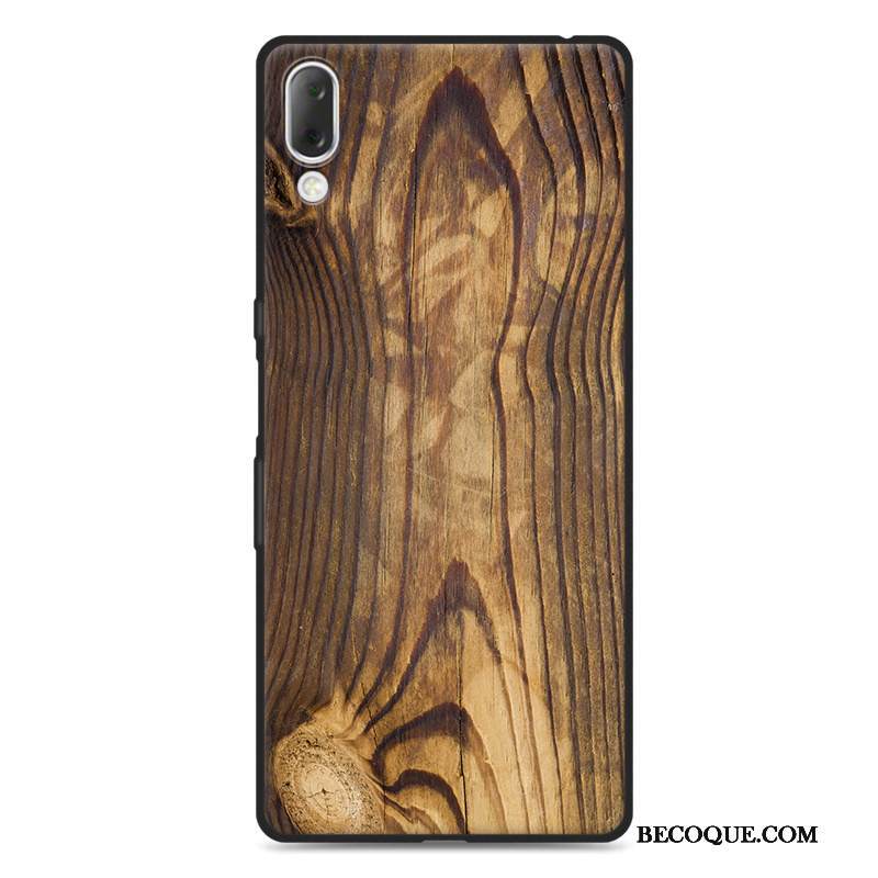 Kuori Sony Xperia L3 Laukut Pesty Suede Liiketoiminta, Kotelo Sony Xperia L3 Luova Harmaa Persoonallisuus