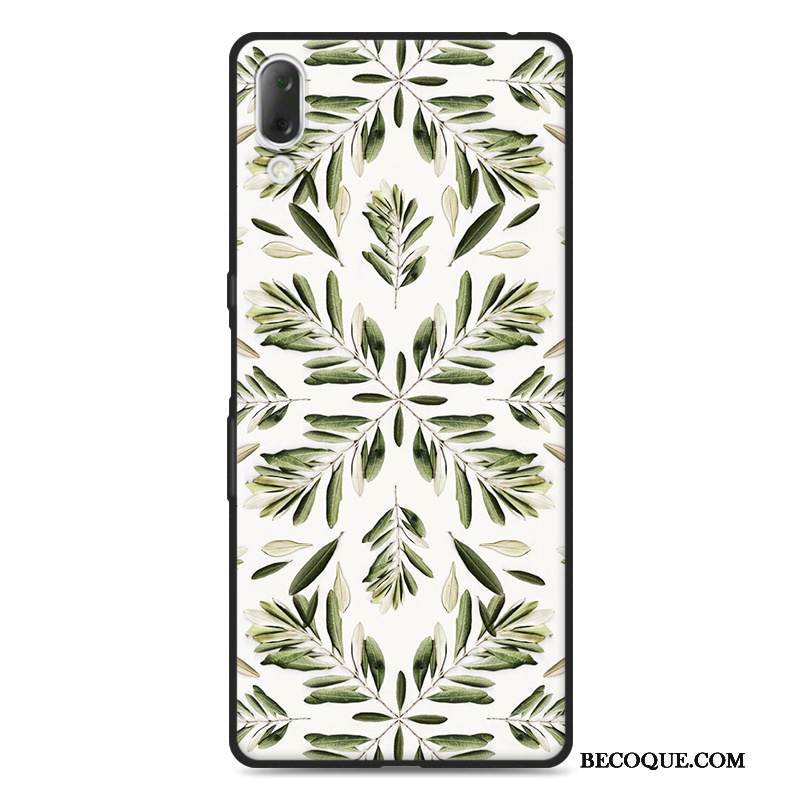 Kuori Sony Xperia L3 Laukut Puhelimen Kuoret Murtumaton, Kotelo Sony Xperia L3 Sarjakuva Net Red Vihreä