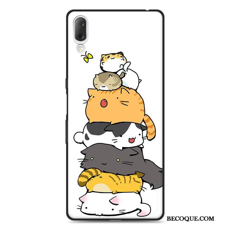 Kuori Sony Xperia L3 Laukut Puhelimen Kuoret Murtumaton, Kotelo Sony Xperia L3 Sarjakuva Net Red Vihreä