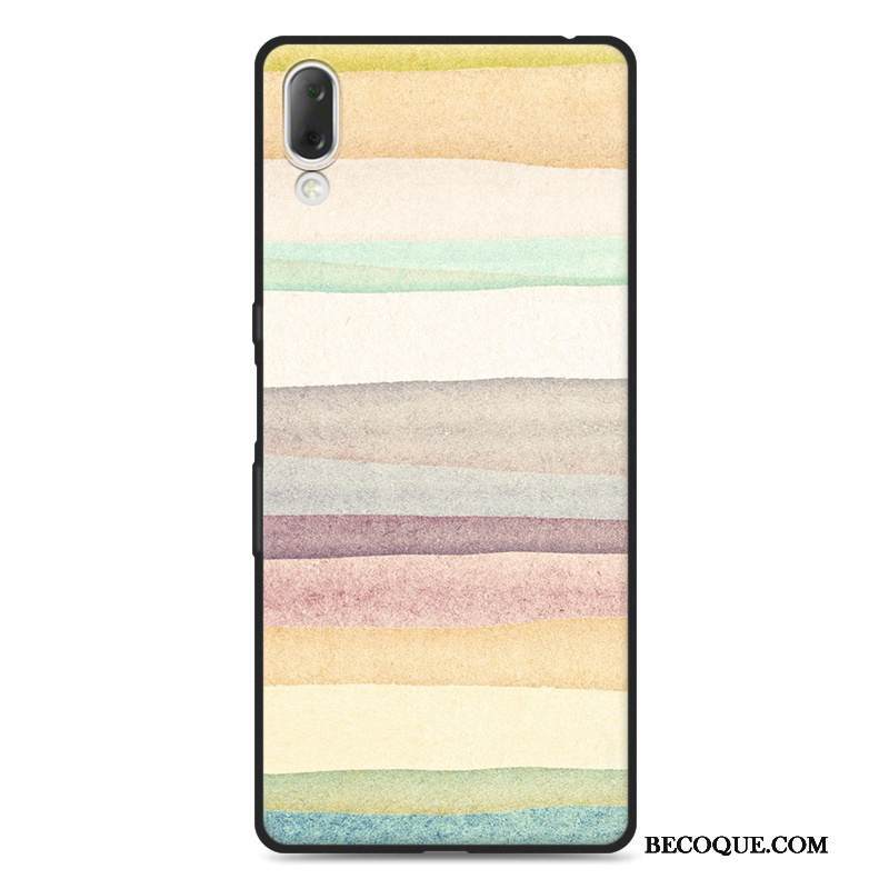 Kuori Sony Xperia L3 Laukut Puhelimen Kuoret Murtumaton, Kotelo Sony Xperia L3 Sarjakuva Net Red Vihreä