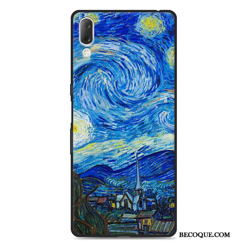 Kuori Sony Xperia L3 Laukut Puhelimen Kuoret Murtumaton, Kotelo Sony Xperia L3 Sarjakuva Net Red Vihreä