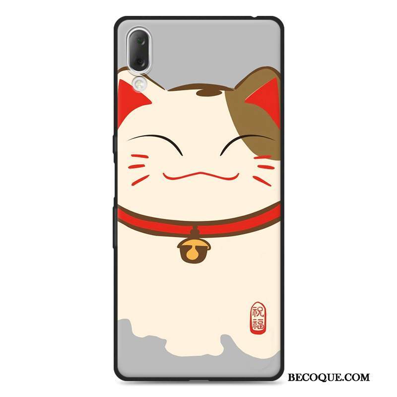 Kuori Sony Xperia L3 Laukut Puhelimen Kuoret Murtumaton, Kotelo Sony Xperia L3 Sarjakuva Net Red Vihreä